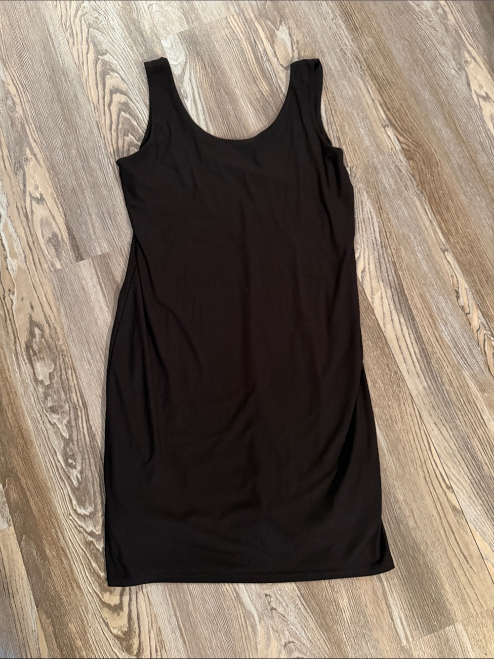 Classic Black Sleeveless Mini Dress